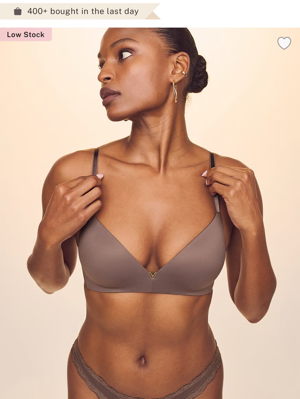 Victoria's Secret Nude Love Cloud Wireless Bra